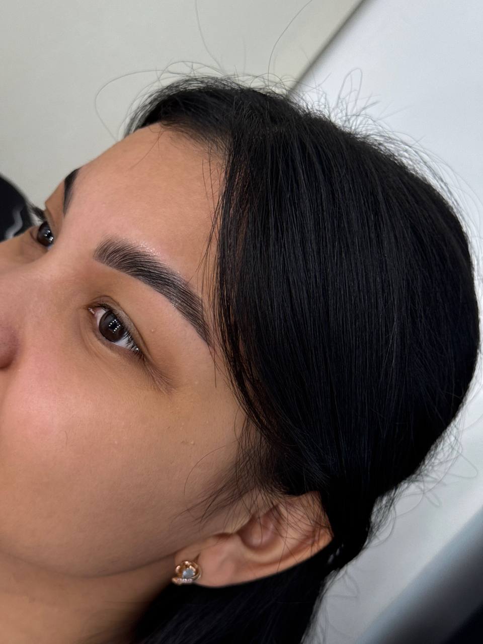 Ламинирование бровей пример 2