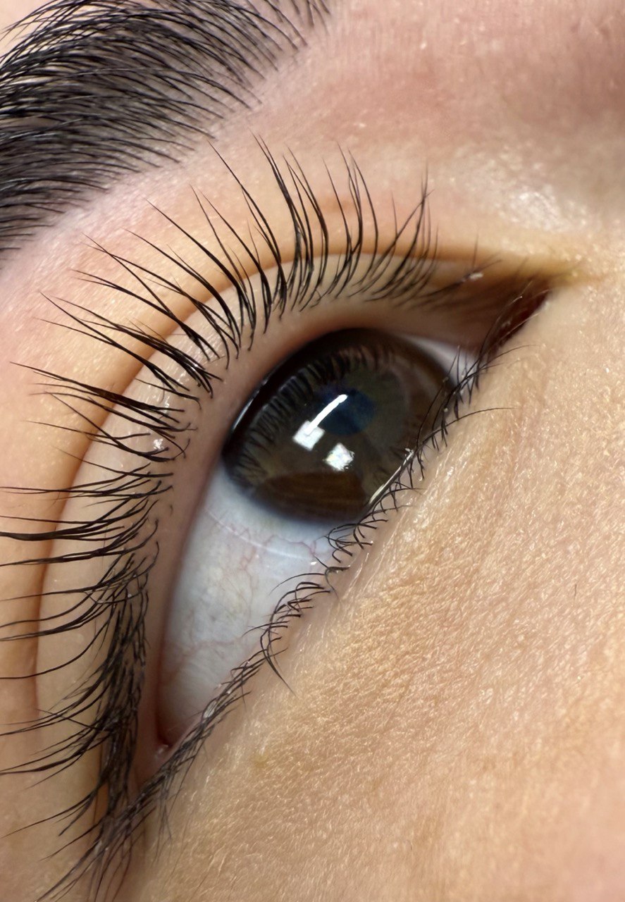 Ламинирование ресниц пример 2