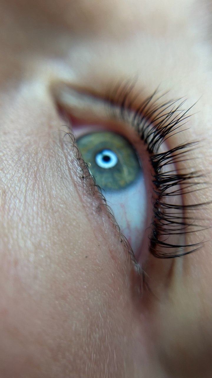 Ламинирование ресниц пример 3