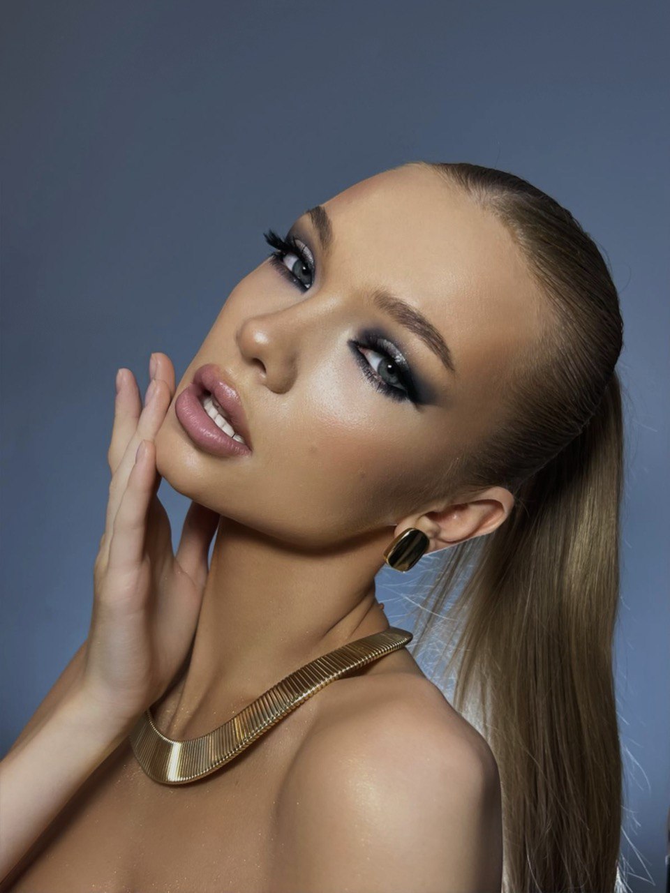 Вечерний макияж пример 1